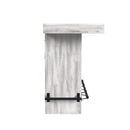 Rogen Rustic Bar Table with Ice Tray, USB and Power in Rustic White
