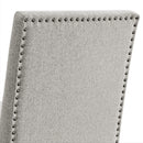 Seneca Counter Side Chair with Grey Fabric in Brown (2 Per Carton)