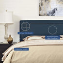 Josie King Upholstered Fabric Headboard