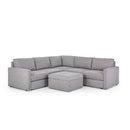Flex 5-Seat Sectional with Standard Arm and Storage Ottoman - 5000003541