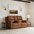 Henry Latitudes Power Reclining Loveseat with Console & Power Headrests & Lumbar - 5000006473 - Michael's Discount Furniture