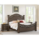 Brunswick Bedroom Set with 2 Nightstands in Mahogany