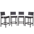 Convene 4 Piece Outdoor Patio Pub Set