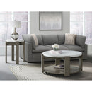 Rosamel Round Coffee Table in Ash Brown
