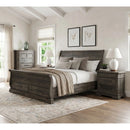 Park Ridge Sleigh Storage Bedroom Set in Charcoal