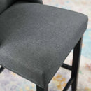 Baronet Tufted Button Upholstered Fabric Counter Stool