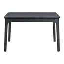 Garcia 5PC Dining Set with Table and 4 Chairs in Black