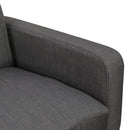 Hadley Sofa & Loveseat Set in Charcoal