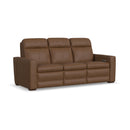 Dutch Power Reclining Sofa with Console, Power Headrest, & Lumbar - 5000009711 - Michael's Discount Furniture