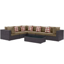 Convene 7 Piece Outdoor Patio Sectional Set