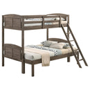 Flynn Bunk Bed with Mattress - Michael's Discount Furniture