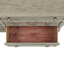 Whit-Ash Bedroom Set with 2 Nightstands in Light Grey