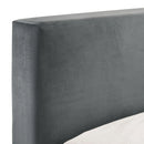 Brookhaven UPH Bed in Grey Velvet