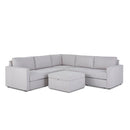 Flex 5-Seat Sectional with Standard Arm and Storage Ottoman - 5000003540