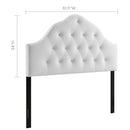 Sovereign Queen Diamond Tufted Performance Velvet Headboard