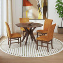 Santa Barbara Dining Set in Walnut