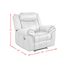 Sorrento Glider Recliner in T101 Brown