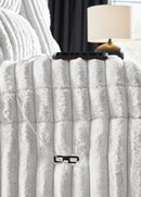 Rhines Falls Power Reclining Sofa with Drop Down Table - Michael's Discount Furniture