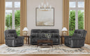 Alexander Power Reclining Sofa with Console, Power Headrest & Lumbar - 5000009309 - Michael's Discount Furniture