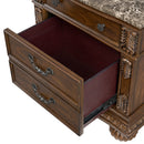 Cadenza Nightstand with USB-C in Brown