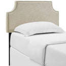 Laura Twin Upholstered Fabric Headboard