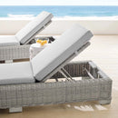 Conway Sunbrella� Outdoor Patio Wicker Rattan Chaise Lounge