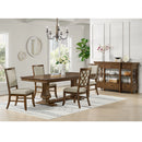 Phillipe Standard Height Dining Set in Cherry-Table and Four Chairs