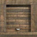 Bailey Bookcase Panel Bedroom Set with 2 Nightstands