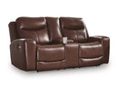 Bexhurst Power Reclining Loveseat with Console