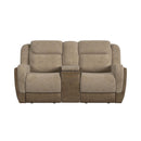 Hornet Motion Glider Loveseat with Console