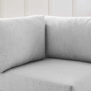 Shore Sunbrella� Fabric Aluminum Outdoor Patio Corner Sofa