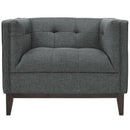 Serve Upholstered Fabric Armchair
