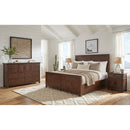 Jax Platform Storage Bedroom Set in Cherry
