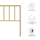 Tatum Twin Metal Headboard