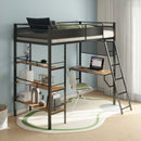 Campus Workstation Loft Bed - Michael's Discount Furniture
