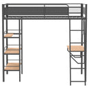 Campus Workstation Loft Bed - Michael's Discount Furniture
