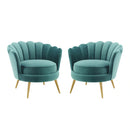 Admire Accent Armchair Performance Velvet Set of 2