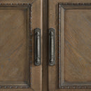 Madison Park Server and Hutch with LED in Walnut