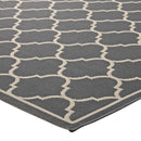 Avena Moroccan Quatrefoil Trellis 5x8 Indoor and Outdoor Area Rug