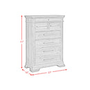 Park Ridge Sleigh Storage Bedroom Set in Charcoal