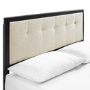 Willow Full Wood Platform Bed With Splayed Legs