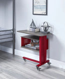 Accent Table w/Wall Shelf