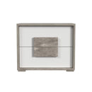San Matteo 2-Drawer Nightstand with USB in Dual Tone