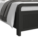 Ridgemont Storage Bed in Black with Grain