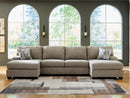 Newellen Sectional with Double Chaise - Michael's Discount Furniture