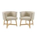 Anders Accent Chair Upholstered Fabric Set of 2