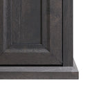Macau Console with 23"" Fireplace Insert in Grey