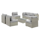 Repose 8 Piece Outdoor Patio Sectional Set
