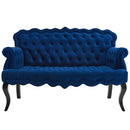 Viola Chesterfield Button Tufted Loveseat Performance Velvet Settee