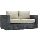Summon 5 Piece Outdoor Patio Sunbrella� Sectional Set